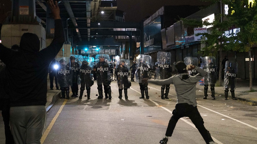 В Филадельфии задержали более 170 человек во время беспорядков