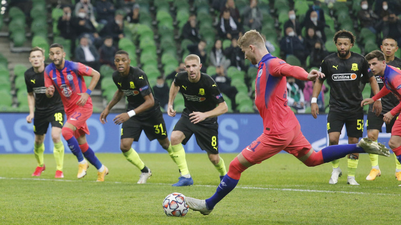УЕФА прокомментировал отказ игроков «Краснодара» вставать на колено в матче ЛЧ с «Челси»