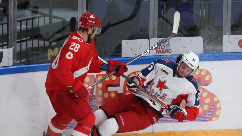 ЦСКА в овертайме победил «Спартак» в КХЛ