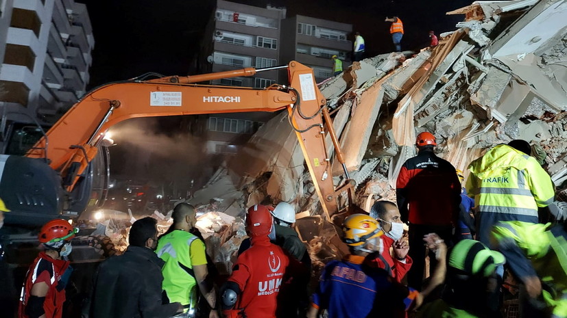 Эрдоган сообщил о 438 пострадавших при землетрясении в Турции