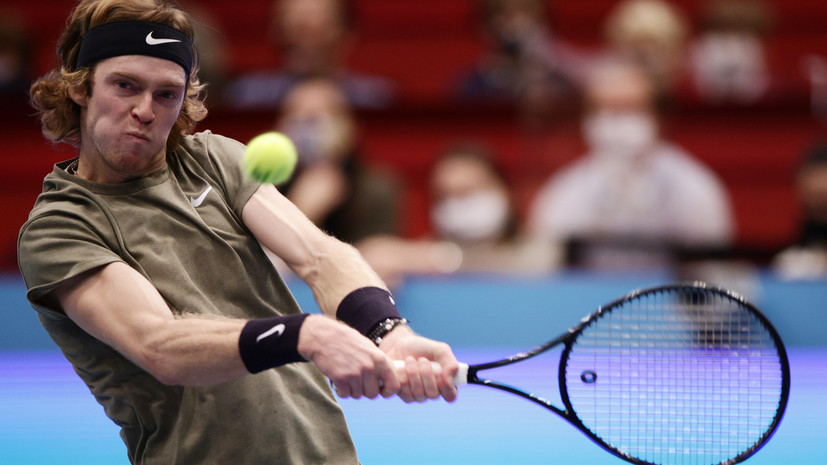 Рублёв победил Сонего и выиграл турнир ATP в Вене