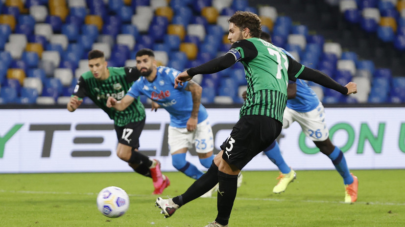 «Сассуоло» закрепился на втором месте в Серии А после победы над «Наполи»