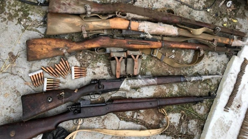 У поисковика в Крыму изъяли оружие времён Великой Отечественной войны