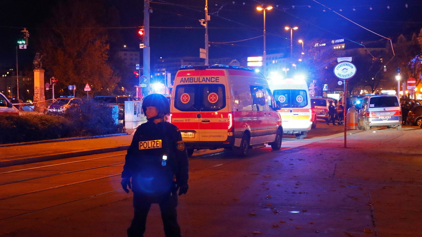После стрельбы в Вене в больницах находятся 15 человек