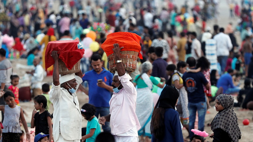 В Индии за сутки зафиксировали более 38 тысяч случаев коронавируса