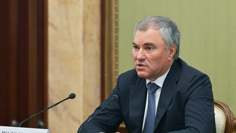 Володин назвал выборы в США постановочным шоу