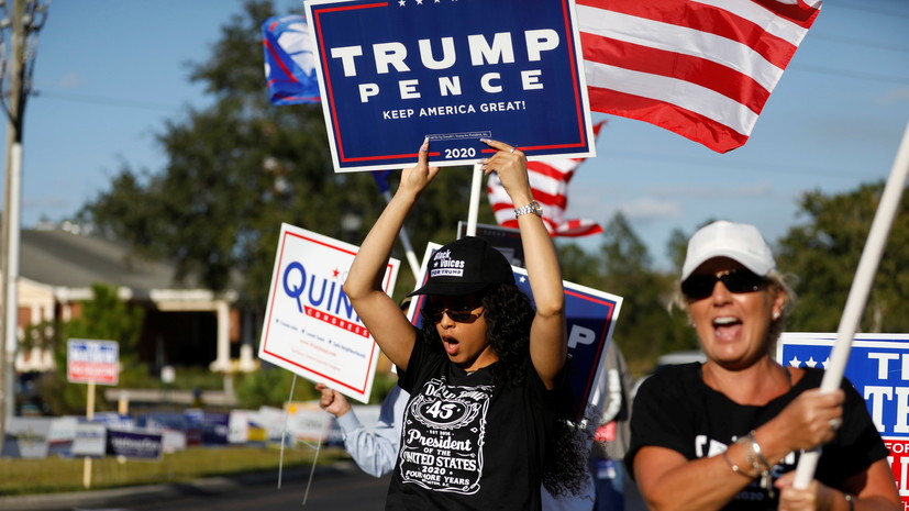 Трамп побеждает по первым подсчётам во Флориде