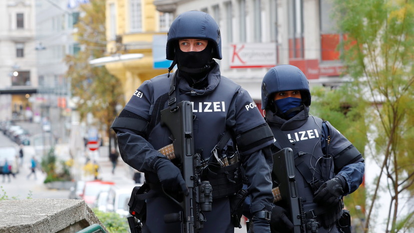Полиция сообщила о задержанных после теракта в Вене выходцах из России