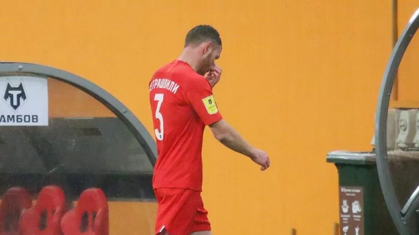 Футболист «Тамбова» Тетрашвили дисквалифицирован на четыре матча