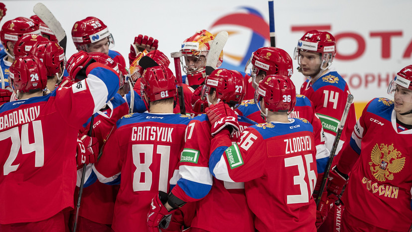 Сборная России по хоккею выигрывает у Чехии после первого периода матча Кубка Карьяла