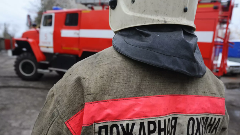 В Москве произошёл пожар в ангаре