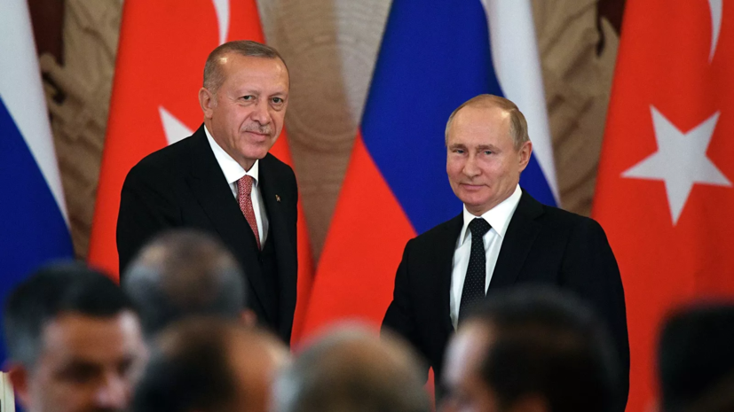 В Кремле рассказали о разговоре Эрдогана с Путиным о Карабахе