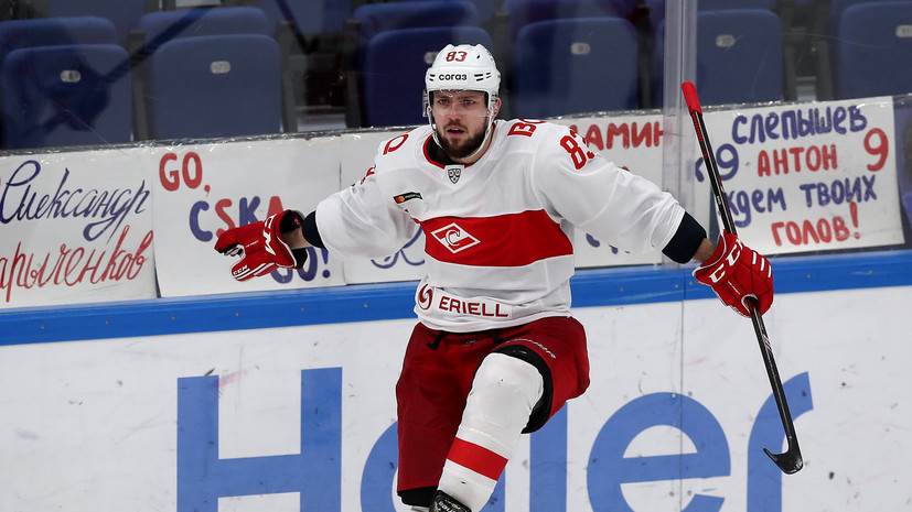 «Спартак» в овертайме обыграл ЦСКА в матче КХЛ