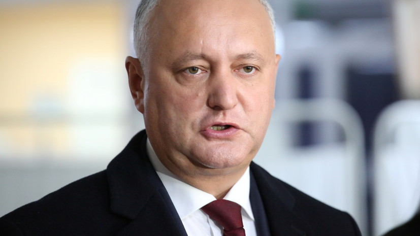 Додон вновь возглавит соцпартию Молдавии