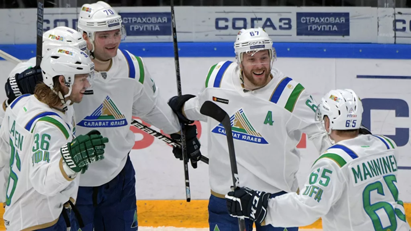 «Салават Юлаев» прервал пятиматчевую серию побед «Спартака» в КХЛ