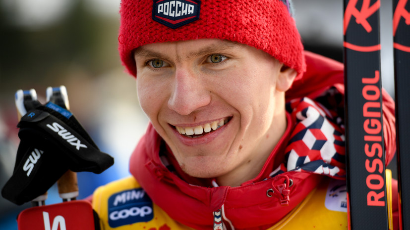 Лыжник Большунов выиграл контрольную гонку в Финляндии