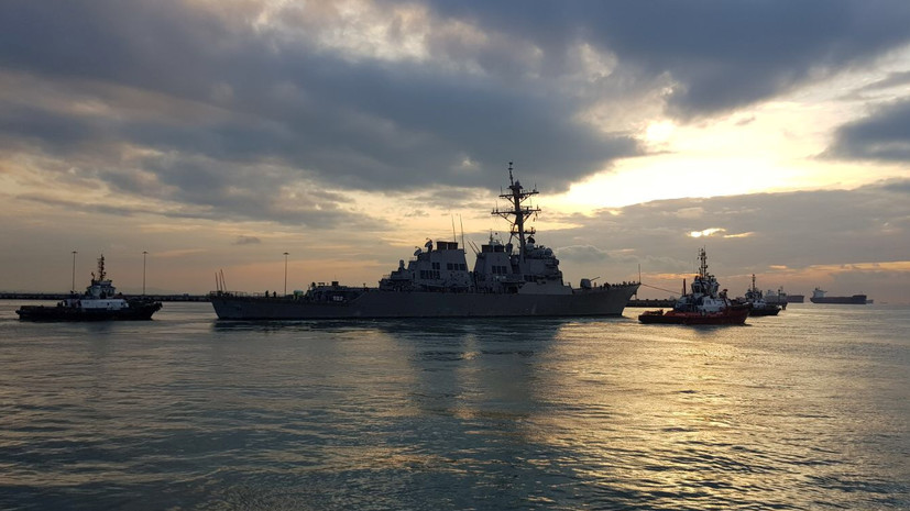 США объяснили заход эсминца в российские территориальные воды