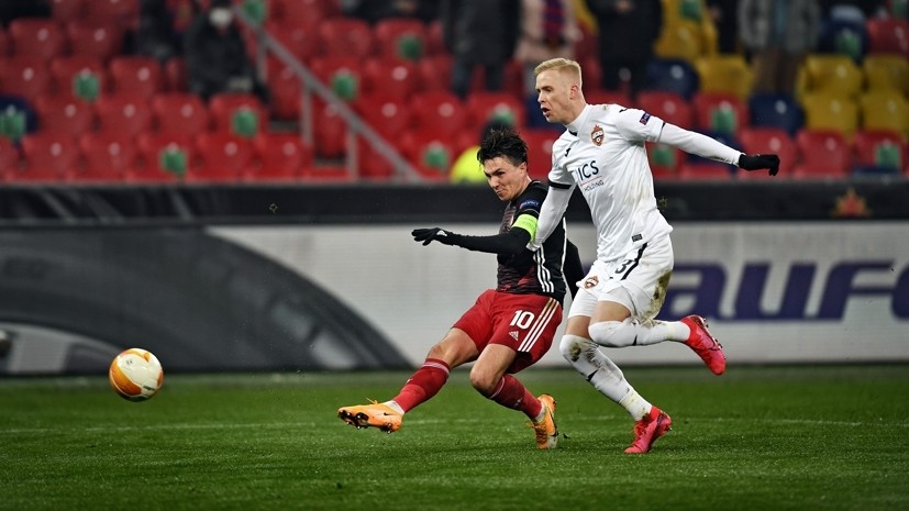 42 минуты в большинстве, 22 удара по воротам, 0 голов: как ЦСКА не смог обыграть «Фейеноорд» в Лиге Европы
