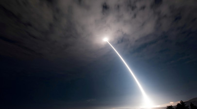 Пуск межконтинентальной баллистической ракеты