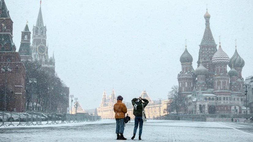 В Москве 2 декабря ожидается до -3 °С
