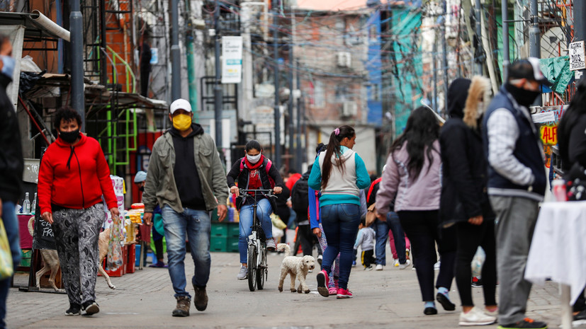 В Аргентине за сутки зафиксировали более 6 тысяч случаев COVID-19