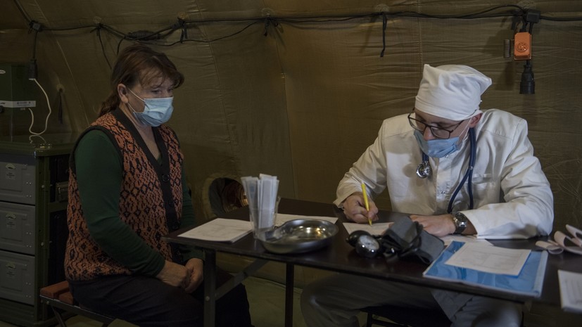 Российские военные медики начали приём пациентов в Степанакерте