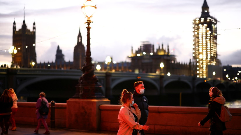 В Британии за сутки выявили более 21 тысячи случаев коронавируса
