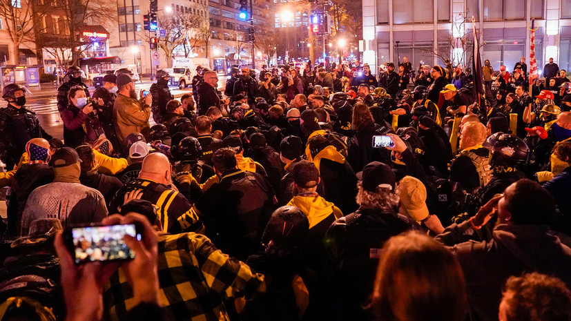 В Вашингтоне задержали более 20 человек во время акции протеста