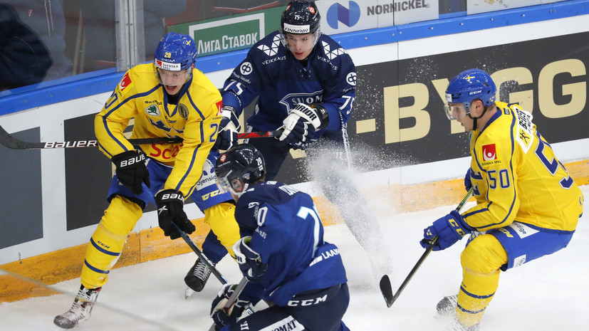Швеция обыграла Финляндию в матче Кубка Первого канала
