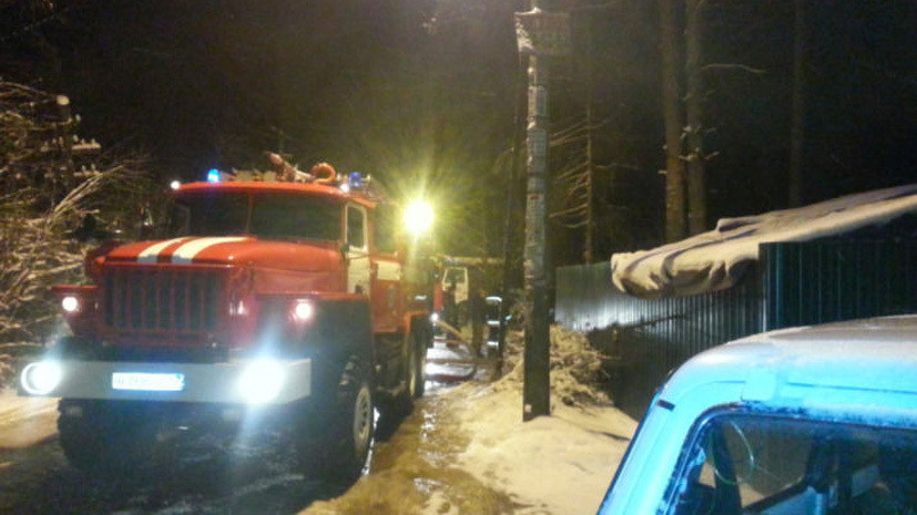 В Ленинградской области произошёл хлопок в двухэтажном доме