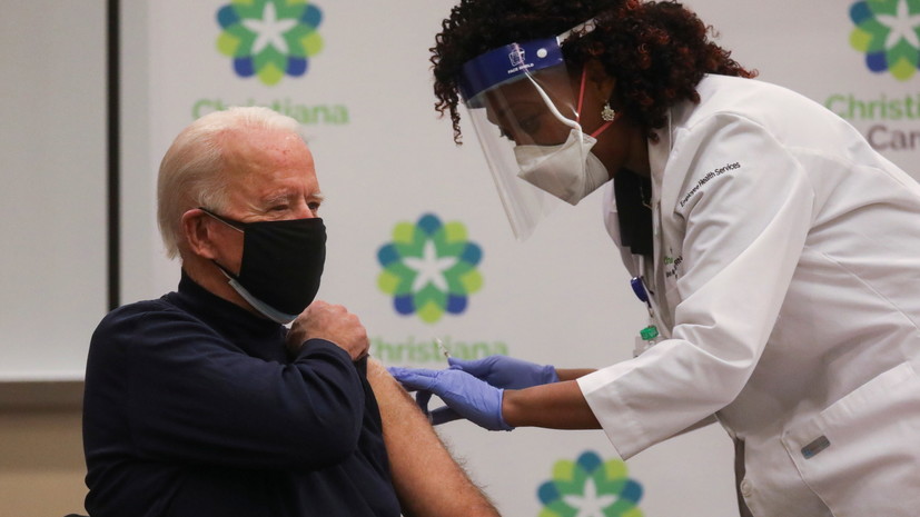 Джо Байдену сделали прививку от коронавируса