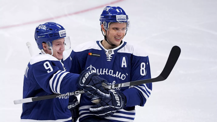 Шайба Шипачёва в овертайме принесла «Динамо» победу над СКА в матче КХЛ