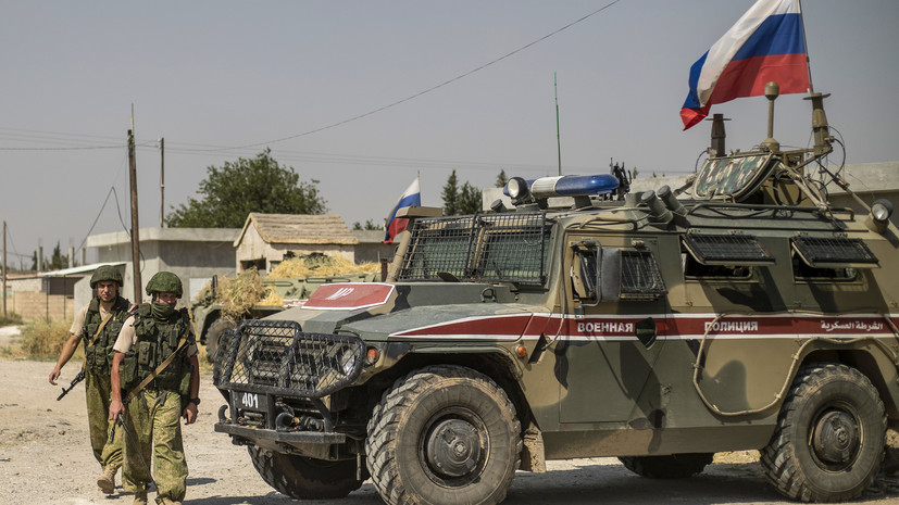 Российская военная полиция прибыла в город Айн-Исса на севере САР