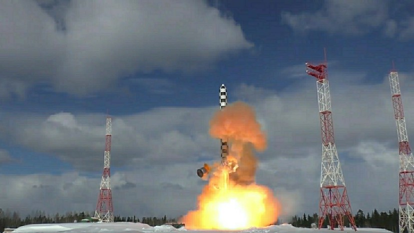 В Минобороны рассказали о лётных испытаниях ракеты «Сармат»