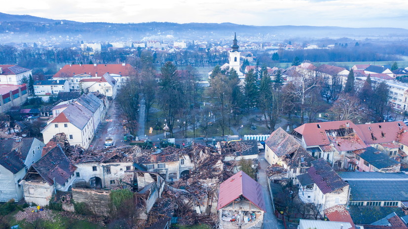 В Хорватии объявили 2 января днём траура из-за землетрясения