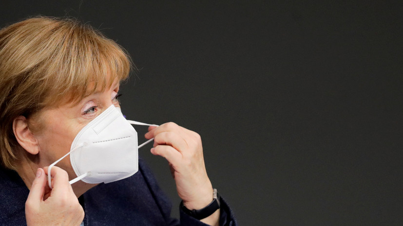 Меркель назвала пандемию коронавируса «проблемой столетия»