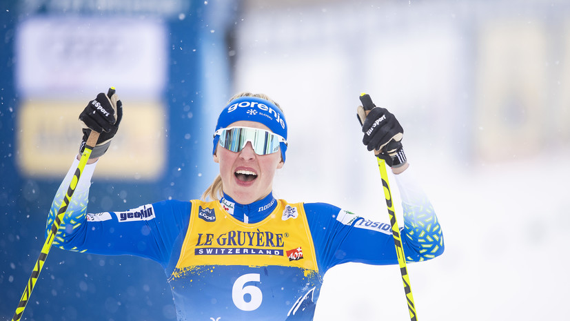 Лампич потеряла второе место в спринте на «Тур де Ски» из-за дисквалификации