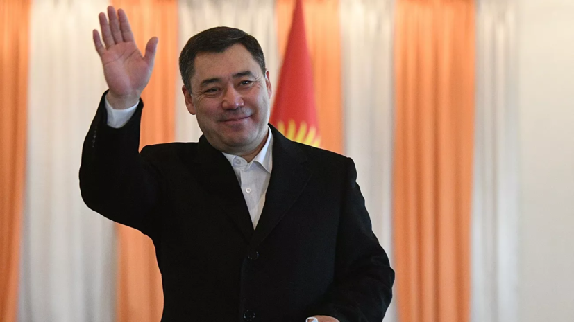 Путин поздравил Жапарова с победой на выборах президента Киргизии