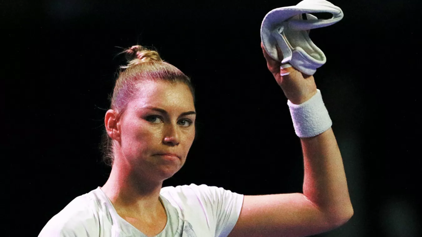 Звонарёва и Зигемунд уступили в полуфинале турнира WTA в Абу-Даби в парном разряде