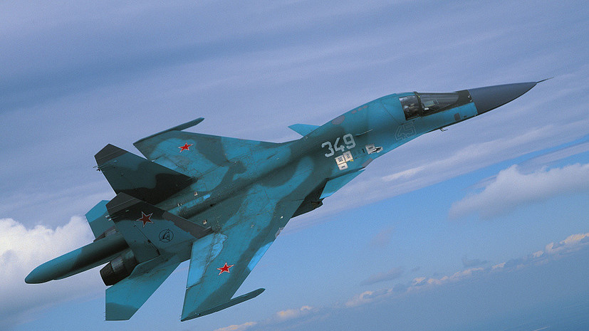 Лётчики ВВО провели учения на истребителях Су-35С и Су-34
