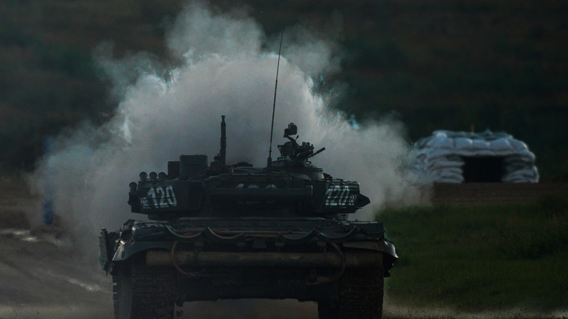 РИА Новости: в России провели сетецентрическую операцию с танками Т-90М