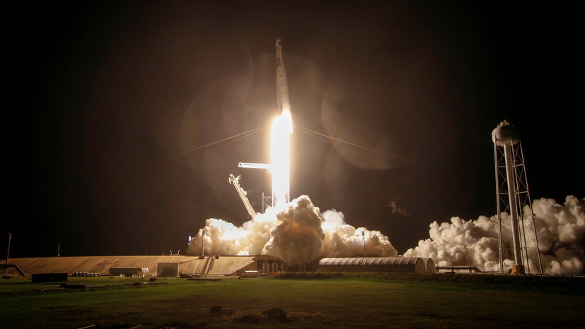 Ракета Falcon 9 со спутниками Starlink стартовала в США