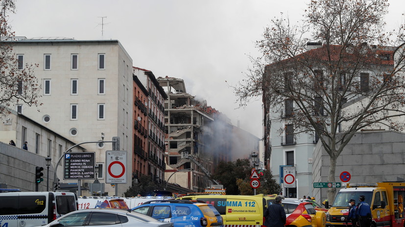 La Sexta: шесть человек пострадали в результате взрыва в Мадриде