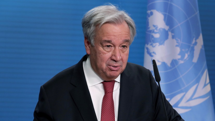 Генсек ООН приветствовал указы Байдена о ВОЗ и соглашении по климату
