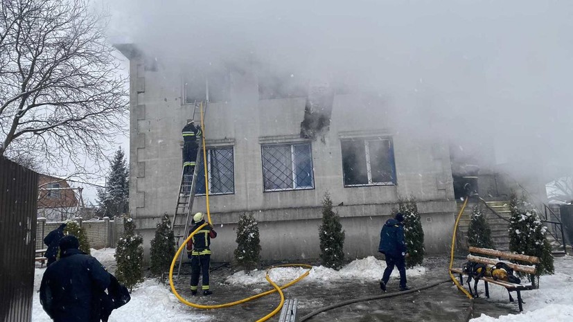 На Украине созвали экстренное заседание кабмина из-за пожара в Харькове