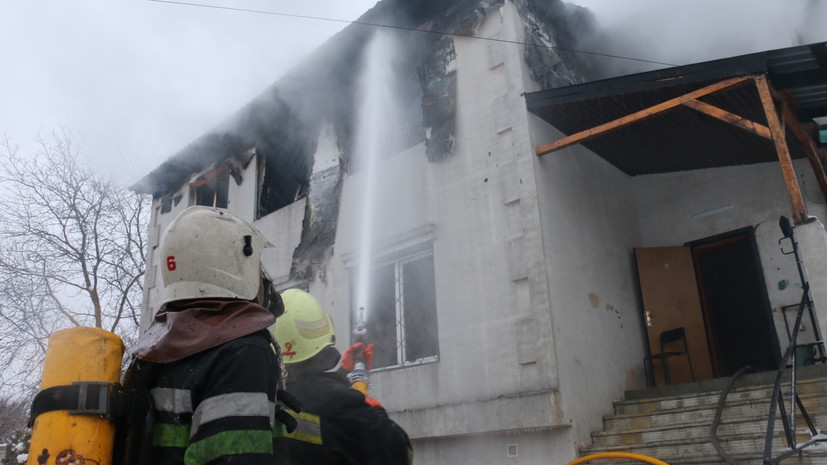 В Харькове объявят траур из-за пожара в доме престарелых