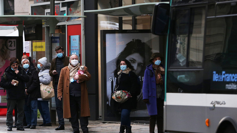 Во Франции за сутки выявлено более 22 тысяч случаев коронавируса