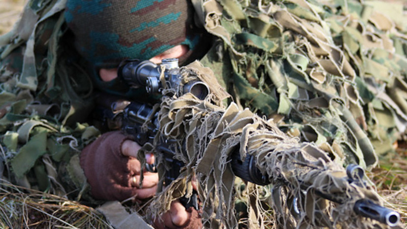 В Ростовской области начались учения военных снайперов