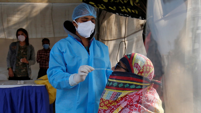 В Индии за сутки выявили более 11 тысяч случаев коронавируса