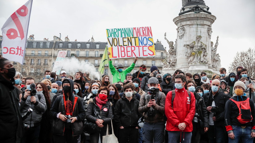 В МВД Франции назвали число участников акции протеста в стране